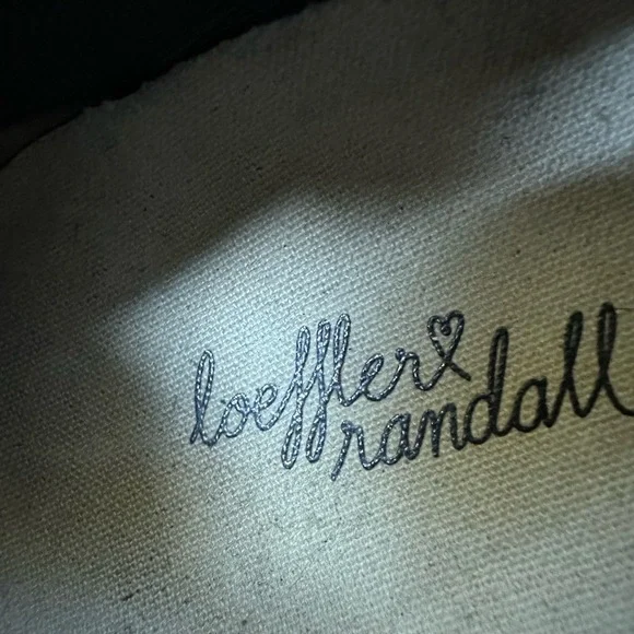 Loeffler Randall Calf Hair Cheetah Print Platform Sneakers Size 7.5 - Picture 7 of 12